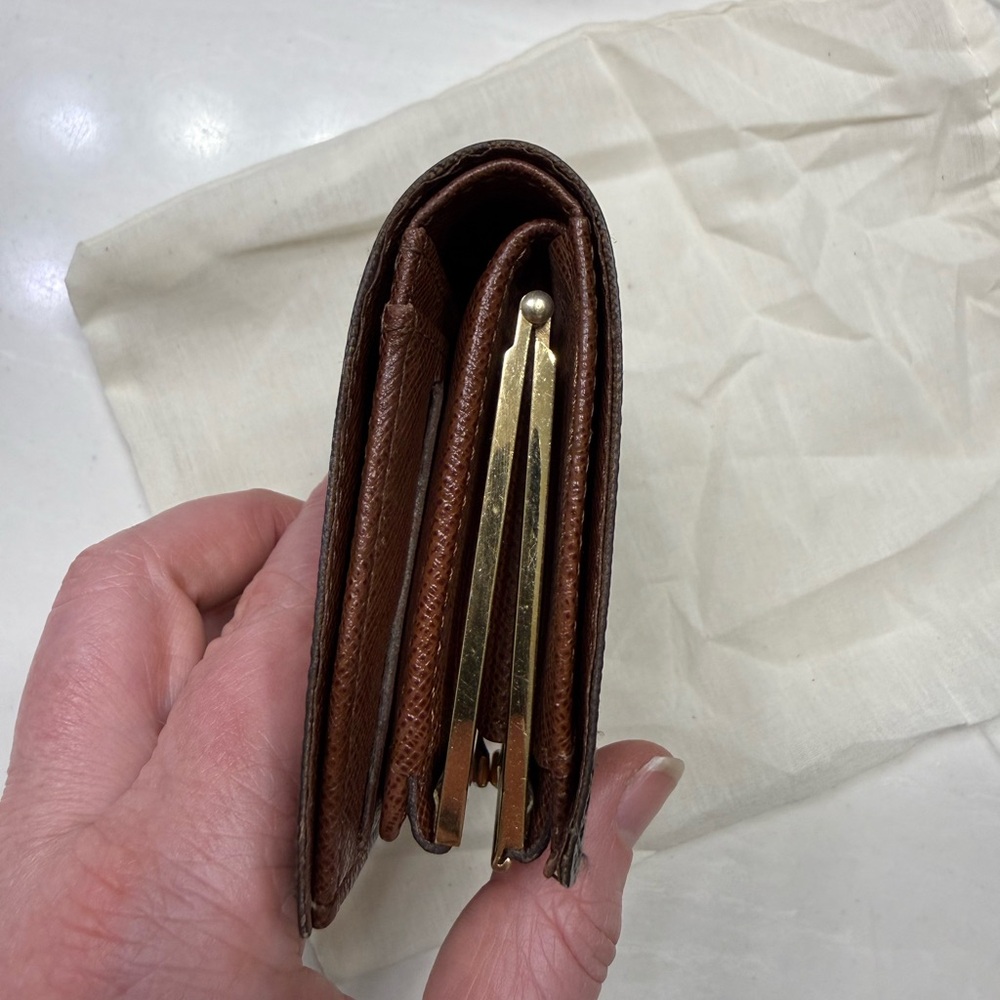 Louis Vuitton Dark Brown Monogram Wallet - Picture 9 of 14